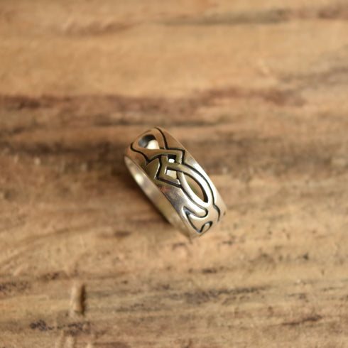 Tribal Band Ring - Size 8