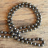Hematite beaded stone necklace