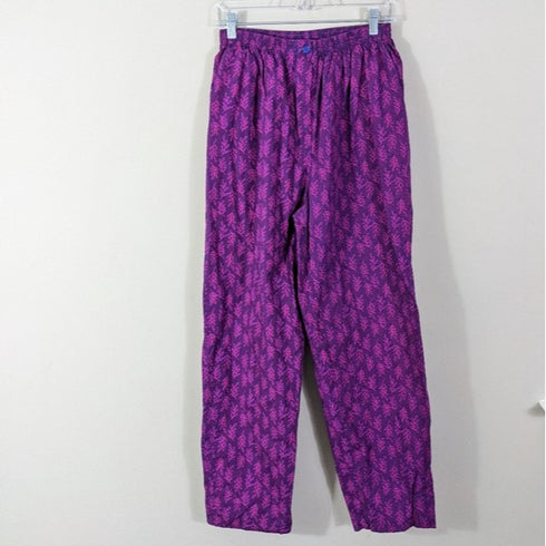 L.L.Bean Print Cotton Pants - Medium