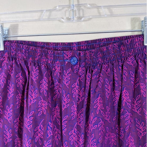 L.L.Bean Print Cotton Pants - Medium