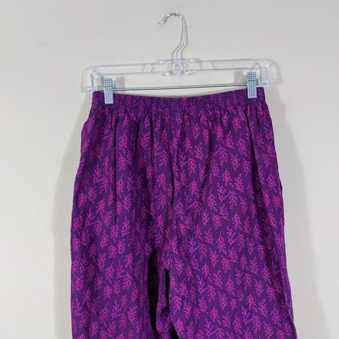 L.L.Bean Print Cotton Pants - Medium