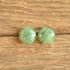 Round Green Vintage Earrings