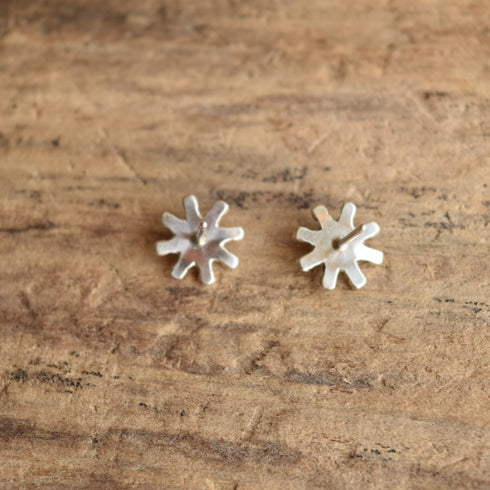 Zuni Turquoise Flower Studs
