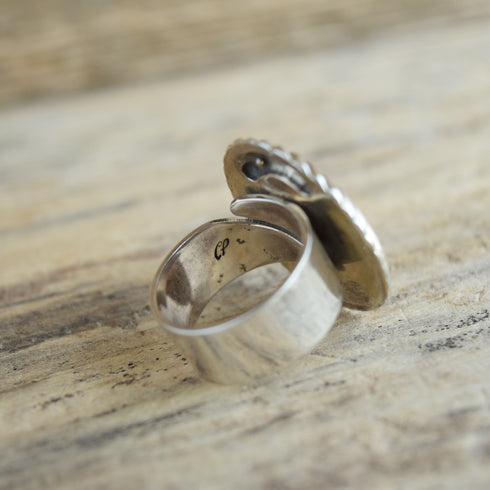 Carolyn Pollack Carnelian Ring - Size 9 +