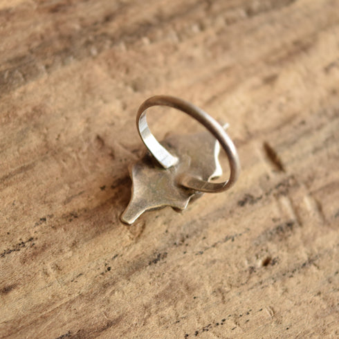 Snake Eye Turquoise Ring - Size 5 1/5