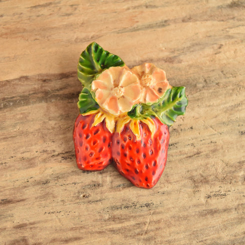 Vintage western germany strawberry brooch