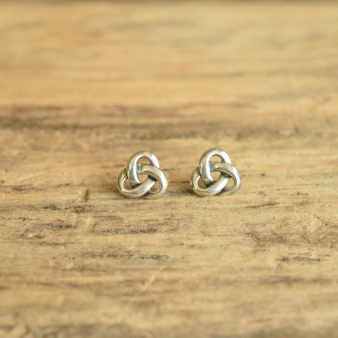 James Avery Retired Trefoil stud earrings