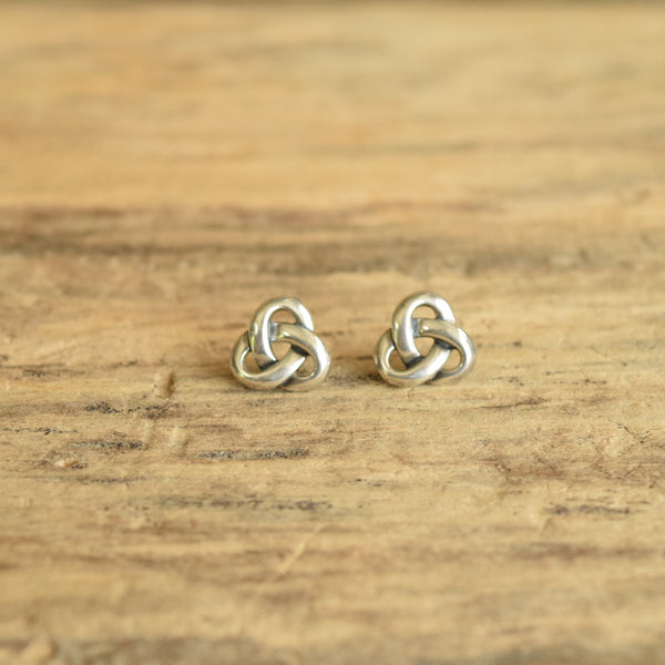 James Avery Retired Trefoil stud earrings