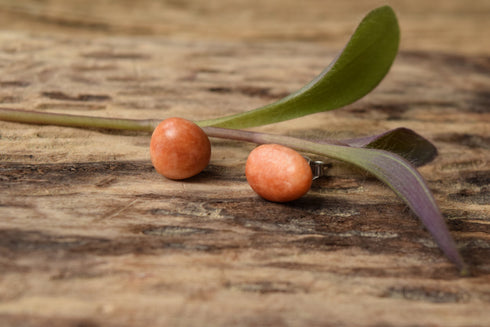 Natural Stone Stud Earings