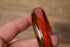 Bakelite - Red and Brown Laminate bakelite bracelet