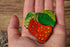 Strawberry Brooch - Made in West Germany