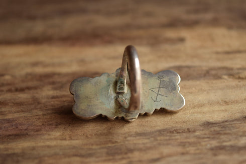Size 6 1/4 Inlay ring - vintage native ring