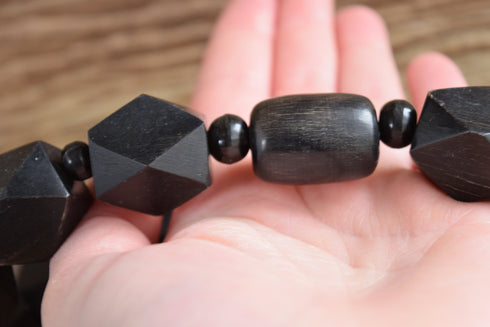 Geometric Wooden Necklace