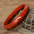 Laminate Red and Brown Bakelite Bangle