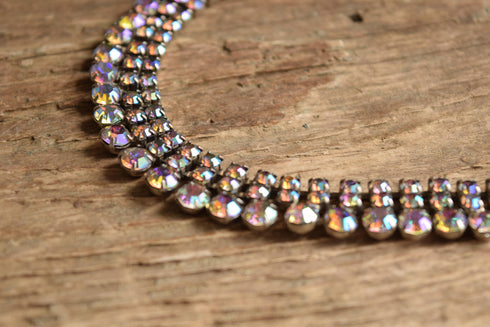Aurora Borealis Rhinestone Necklace