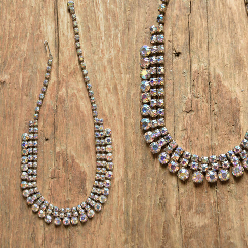 Aurora Borealis Rhinestone Necklace