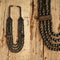 Dark Bohemian Multi Strand Necklaces