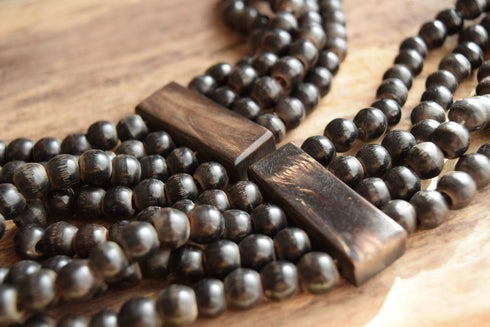 Dark Bohemian Multi Strand Necklaces