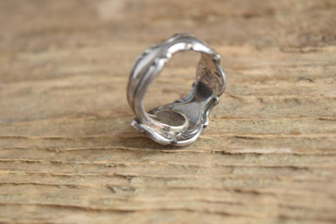 Silver Spoon Ring - size 6