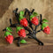 Black Strawberry Brooch