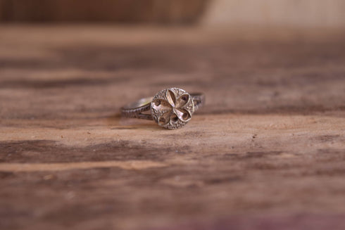 Sand Dollar Ring - Sterling Silver Size 7