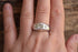 Silver Rhinestone Ring 14kt hge