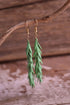 Pink or Green dangle earrings