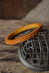 Bakelite Bangle - Grooved Butterscotch Bakelite