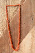 Orange Red Coral Branch Necklace - Natural Coral 28 inch necklace, Resort Jewelry, Tropical Jewelry, Mermaid