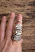 Mid-century Silver Toned Rings
