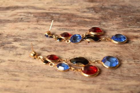 Rhinestone Drop Earrings