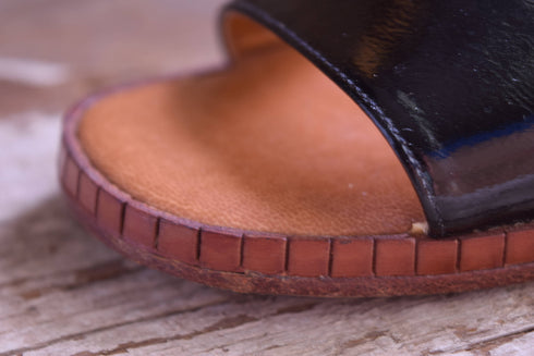 Patent Leather Sandals Size 5.5 - Mr. Herbert Couture Footwear