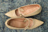 50s 60s Beige Heels - Size 7 Nude Mary Jane Heels
