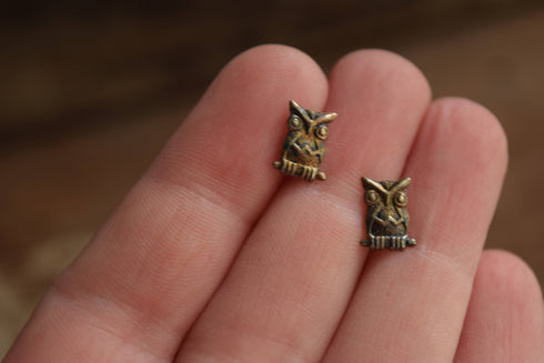 Owl Stud Earrings