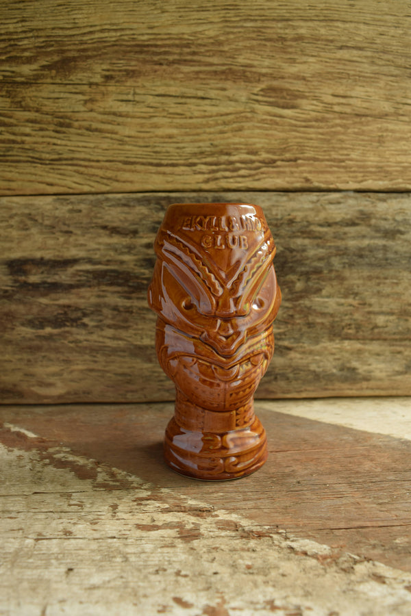 Brown Tiki Mug Tumbler