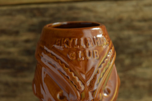 Brown Tiki Mug Tumbler