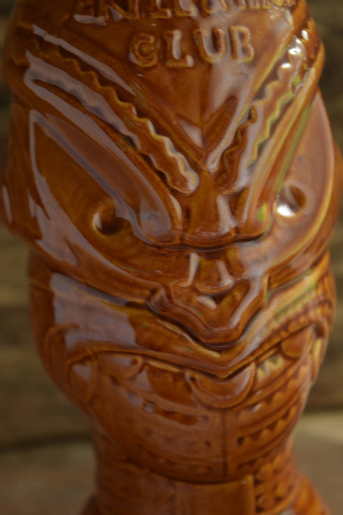 Brown Tiki Mug Tumbler
