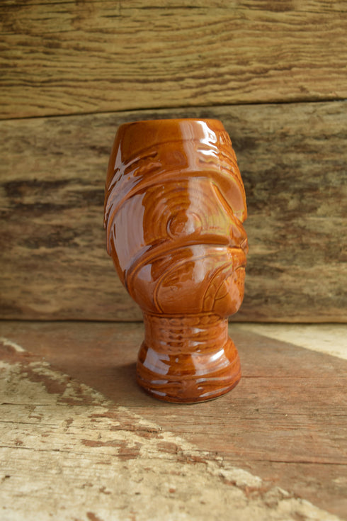 Brown Tiki Mug Tumbler