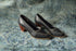 Midnight Heels - Size 6.5 Nearly Black Leather heels
