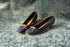Blue and Tan Kitten Heels - Size 8 Slim