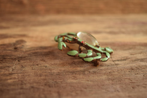 Vintage Jelly Belly Crab Brooch