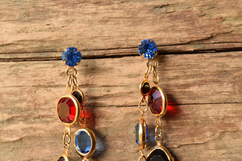 Rhinestone Drop Earrings