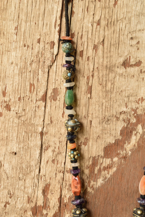 Hand Knotted Gemstone Necklace