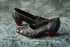 Midnight Heels - Size 6.5 Nearly Black Leather heels
