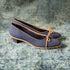 Navy Blue Kitten Heels Size 8 Slim