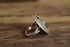 Shadowbox Turquoise ring - Size 7