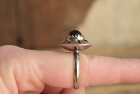 Size 8 3/4 Modernist Ring