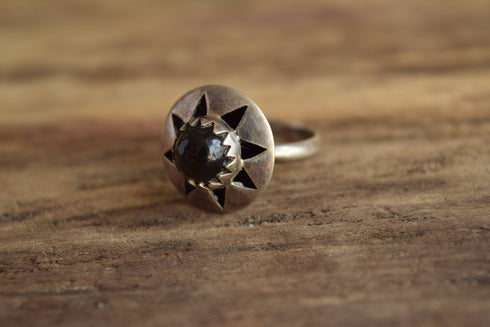 Size 8 3/4 Modernist Ring