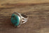 Round Turquoise Ring - Size 9 1/2