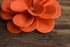 Orange Sugared Flower Brooch
